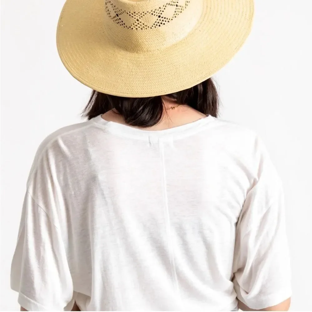 Brixton Joanna IV Tan Straw Hat New!
